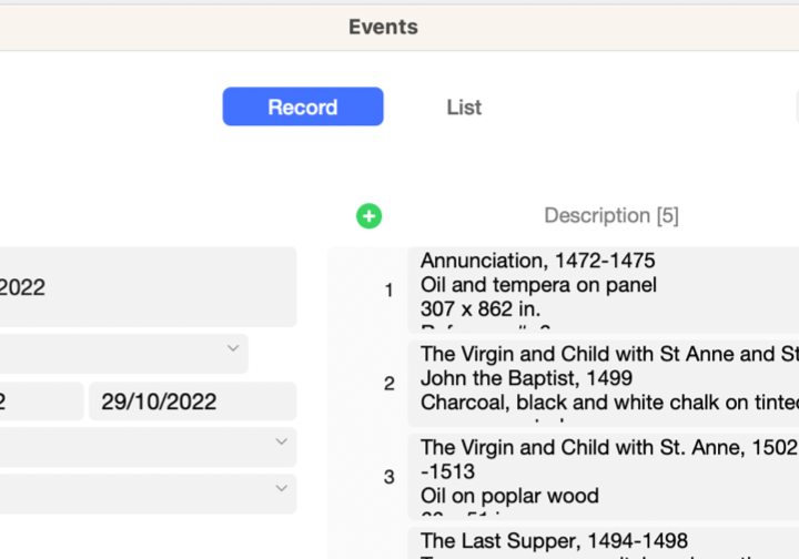 add work to event - windows