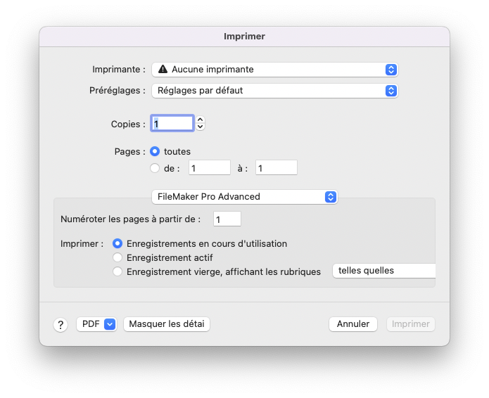 dialogue impression-mac