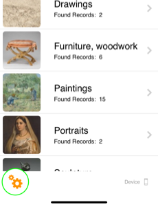 vCollection - Settings