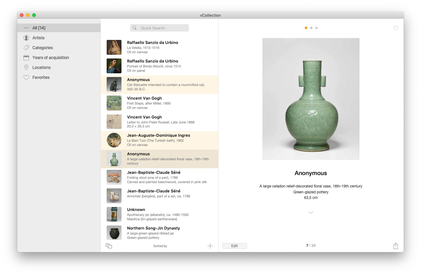 vCollection for macOS