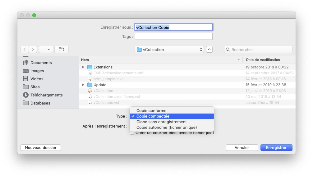 vCollection - Copie compactée