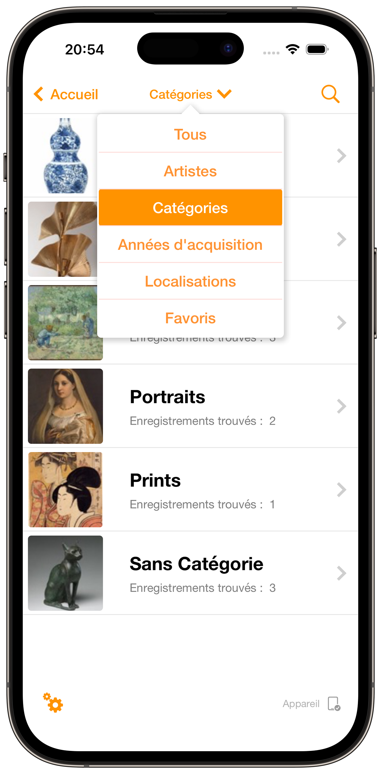 iPhone 14 vCollection categories
